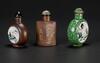 Early 20th Century- Group Of Three Zisha Snuff Bottle - 3