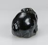 Qing-A Black Glazed Ceramic Rabbit - 5