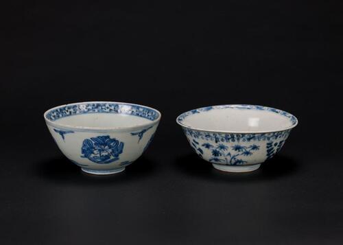 Ming-A Set Of Two Blue And White Bowl