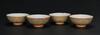 Late Qing/Republic- A Group Of Four Famille Glazed Green Interlocking Lotus Bowls - 3