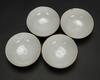 Late Qing/Republic- A Group Of Four Famille Glazed Green Interlocking Lotus Bowls - 5