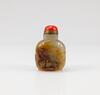 An Agate Carved Figure Snuff Bottle