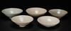 Song- A Group Of Five Bowls White Glazed - 3