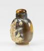 An Agate Carved &#8216;Koi&#8217; Snuff Bottle - 4