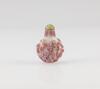 A Pink Peking Glass Snuff Bottle