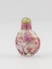 A Pink Peking Glass Snuff Bottle - 9