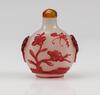 Late Qing- A Overlay Red Glass Snuff Bottle - 3