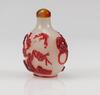 Late Qing- A Overlay Red Glass Snuff Bottle - 7