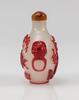 Late Qing- A Overlay Red Glass Snuff Bottle - 11