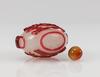 Late Qing- A Overlay Red Glass Snuff Bottle - 15