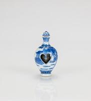 A Blue And White Snuff Bottle