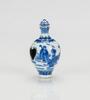 A Blue And White Snuff Bottle - 3