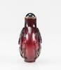 A Red Glass Carved Chilong Snuff Bottle - 5