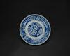 Qing-A Blue and White ‘Chilong’ Plate