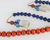 Oing-A Coral Beads with Jadeite, Lapis, Crystal Chaozhu - 2