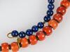 Oing-A Coral Beads with Jadeite, Lapis, Crystal Chaozhu - 6