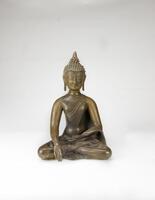 Nepal-A Bronze Figure Of Sakayamuni