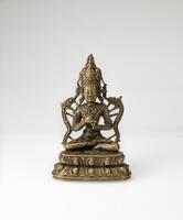 Nepal-A Bronze Figure Of Bodhisattva