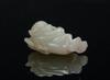 Qing-A White Jade Carved ‘Monkey And Peach’ - 6