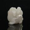 Qing-A White Jade Carved ‘Two Fu Dogs’ - 3