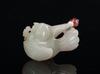 Qing-A Russet White Jade Carved Magpie - 2