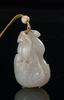 Qing-A White Jade Double-Gourd - 3