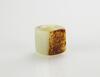 Qing-A Russet Fine White Jade Archers Ring - 2