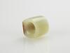 Qing-A Russet Fine White Jade Archers Ring - 3