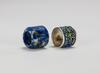 Qing-A Silver And Lapis Carved Archers Rings - 2