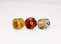 Qing - A Three Agate Archers Rings