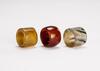 Qing - A Three Agate Archers Rings - 2