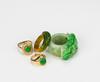 Republic-A Group Of Four Jadeite Rings - 4