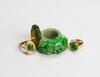 Republic-A Group Of Four Jadeite Rings - 6