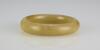 Qing-A Yellowish White Jade Bangle - 3