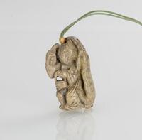 Qing-A Jade Carved Deer