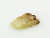 Han- A Mask White Jade Pendant - 5