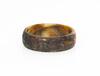 Han-A Russet Yellow Jade Carved Bangle Inside - 5