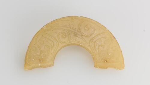 Antique-A Yellow Jade Huang