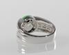 A fine apple green Jadeite diamond ring - 2