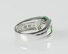 A fine apple green Jadeite diamond ring - 4