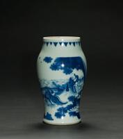 Kangxi-A Blue And White’Figure’ Vase