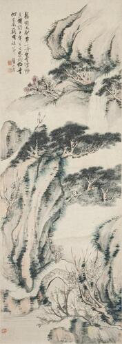 Mei Qing(1623 -1697) Ink And Color On Paper
