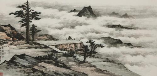 Huang Junbi(1898-1991) Ink And Color On Paper