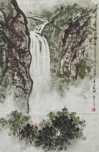 Huang Chunyao(1925-2007) Ink And Color On Paper