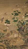 Lin Liang(1436-1487) Ink And Color On Silk
