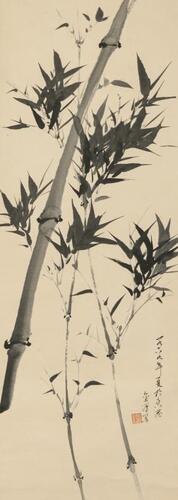 Hu Jize(20th Century)Bamboo Ink On Paper