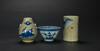 Republic-A Group Of Three Blue and White Jars - 3
