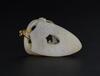 Qing - A White Jade Carved Two Chilung Pendant - 2