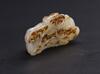 Qing - A Russet White Jade Carved Lingzhi Pendant - 3