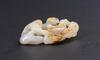 Qing - A Russet White Jade Carved Lingzhi Pendant - 6